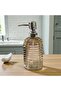 500 ml Glass Liquid Soap Dispenser with Chrome Head, Liquid Soap Dispenser with Replacement Pump, Gifted - 4