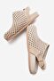 Darcy Women's Genuine Leather Sandals Beige Suede - 5