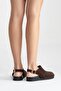 Darcy Women's Genuine Leather Sandals Brown Suede - 8