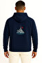 Hooded P346 Tcg Gurbet Pocket and Back Printed Unisex Sweatshirt - 2