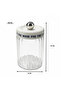 3-Piece Vacuum Sealed Glass Jar with Lid 450 ml - 3