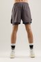 Training Cri-28 Fit Ls Mid Waist 2 in 1 Men's Athlete Shorts with Tights Smoked - 3