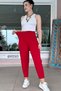 High Waist Balloon Cut Crepe Trousers 6Y010 - 4