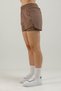 Training Sri-12 Fit Pi Mid Waist 2-in-1 Leggings Women's Sports Shorts Brown - 2