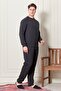 2 İplik Karyoka Stitched Men's Cotton Comfortable Pajama Set - 6