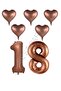 Best Brown Color 18Th Birthday Foil Balloon Celebration Set