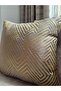 Special Design Throw Pillow Cover 48 X 47 Limited Edition Gold - Brown - 2