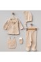 5-Piece French Lace Newborn Baby Girl Hospital Discharge Bodysuit Set 0-3 Months Boxed - 6