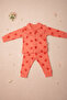 Heart Printed Baby Girl Pajama Set - 3