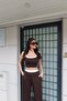 Women's Two-Piece Set: Crop Top with Integrated Straps and Wide-Leg Pants with Integrated Detailing - 4