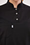 Hijab Tek Üst Black Lycra Women's Medical Uniform Doctor and Nurse Uniform Surgical - 3