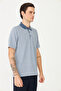 Indigo Polo Neck T-Shirt - 3