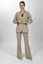 Men's Lapel Single Button Double-Breasted Jacket & Pocketed Spanish-Cut Trousers Women's Suit-Bamboo - 1184506 - 5