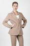 Men's Lapel Single Button Double Breasted Women's Jacket-Stone - 1184100 - 4