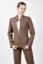 Hakim Yaka Classic Women's Jacket - Brown - 1185100 - 5