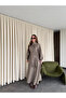 Mink Collar Bow Detailed Dress - 2001 - 4
