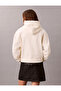 Long Sleeve Short Graphic Hooded Women's White Sweatshirt Lv047E208G-Yat - 5