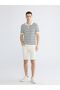 Lcwaikiki Classic Polo Collar Striped Men's Knitwear T-Shirt - 2