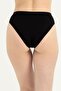 Women's Black Micro Modal High Waist Panties - 4