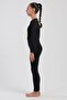 Girl's Black Long Thermal Bottoms - 3