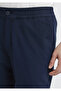Black Navy Blue Trousers Regular Straight/Normal Waist/Straight Leg 0010559-86623 - 6