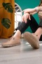 Genuine Leather Daily Summer Women's Beige Shoes - 3