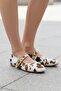 Cow D Patterned Women's t Buckled Elastic Easy-To-Wear Summer S Suede Dowry Bundle B Ballet Flats B71Snav