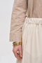 Women's Solid Color Modern Shalwar Trousers with Elastic Waist - 4
