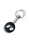 High Quality Black R Logo Drop Printed Stylish Gift Car Keychain