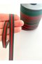 10 Meters Width 1 cm Red Dark Green Color Narrow Webbing, Colorful Piping, Ribbon, Styrofoam, Sewing Tape - 2