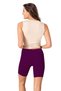 Women's Burgundy Sports Capri Leggings - 2