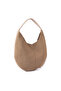 Rosella Suede Leather Women's Shoulder Bag with Double-Sided Makeup Bag Mink - 4