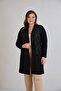 Elegant Floral Embroidered Plus Size Women's Viscose Cardigan