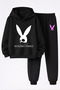 Ariana Grande Printed 3-Yarn Quality Sweatshirt and Sweatpants Children's Top-Bottom Set