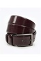 Men's 3.5 cm Laser Engraved Patent Leather Classic Faux Leather Belt_148946 - 3