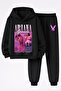 Ariana Grande Printed 3-Yarn Quality Sweatshirt and Sweatpants Children's Top-Bottom Set