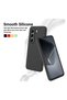 Infinix Hot 60I Compatible Silicone Case - Pastel Color Tone Flexible Cover with Camera Protection - Gray - 5