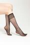 Women's Black Toeless Knee-Length Socks - 3
