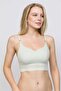 Women's Green Laser Cut Bralet - 2