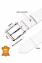 White Genuine Leather Sports Men's Belt – Casual Stylish Design 2602672 - 2