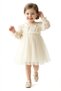 Baby Girl Dress Girls' Dress Floral Birthday Party Wedding Special Occasion Long Sleeve Tulle Tutu Lined - 2