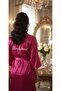 Embroidered Satin Bridesmaid Robe Set of 5 – Bridesmaid – Wedding & Hammam Concept - 2
