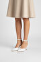 Solly Ankle Strap White Women's Heeled Shoes
