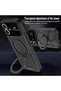 Honor 400 Case with Magsafe Rotatable Ring Stand, Full Camera Lens Protection, Gold Detailed Military Style - 4