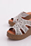 2409701Y Women's Leather Heeled Slippers - 4