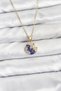316L Steel Chain Gold Color Night Model Zircon Stone Women's Necklace Tj-Bko10891