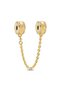 Gold Color Safety Chain Charm - 2