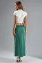 My Fashion High Waist Geometric Pattern Knit Maxi Skirt with Button Closure - 4