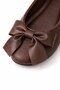 Elegant Women's Daily Ribbon Detailed Round Toe Stylish Ballerinas - 4