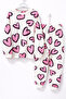 Pink Hearts Girls' Pajama Set - 2